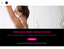 Tablet Screenshot of barbsdance.com